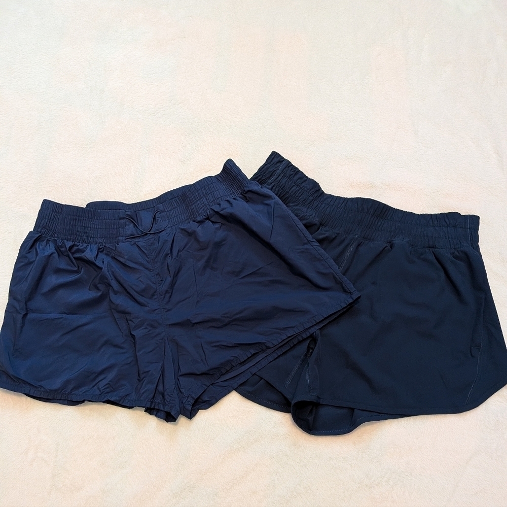 Athletic Work Out Shorts Size Large - Bundle Qty. 2